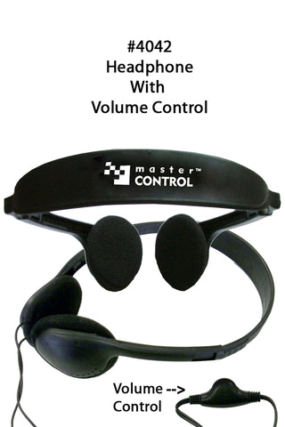 CW4042 - Deluxe Stereo Audio Headphone With Volume Control
