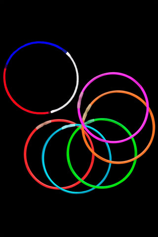 CW500 - Glow Necklaces 22" - Blank No Imprint