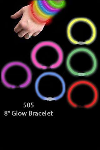CW505 - Glow Breacelet 8" - Blank No Imprint