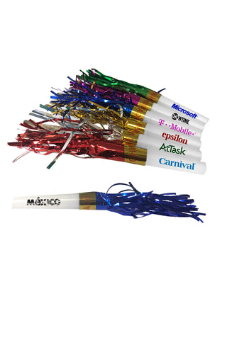 CW532 - Fringed Horn Party Noisemakers 5"