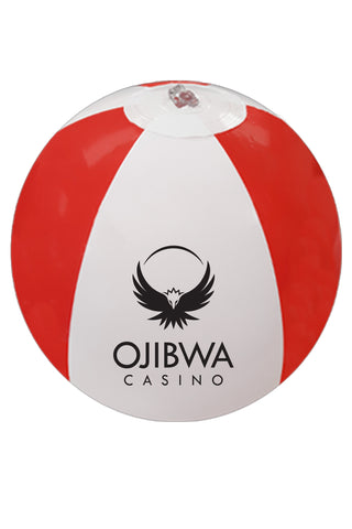 CW614 - 12" Inflatable Beach Ball with 6 panels