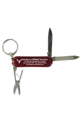 CW679 - 5 Function Pocket Knife Tool With Keychain