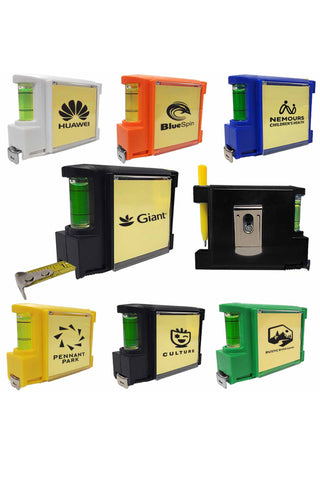 CW682 - Measuring Tape With Level, Pad & Pen