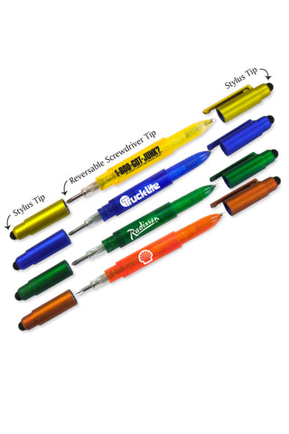 CW701 - Dual Stylus Ballpoint Pen With Screwdriver Tips USA