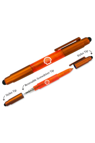 CW701 - Dual Stylus Ballpoint Pen With Screwdriver Tips USA