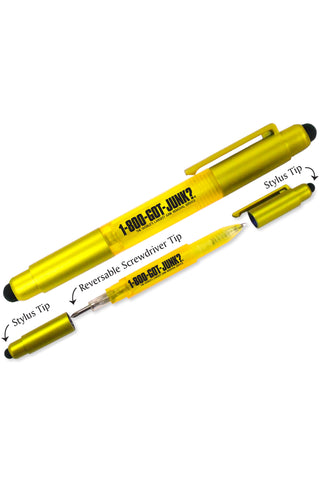 CW701 - Dual Stylus Ballpoint Pen With Screwdriver Tips USA