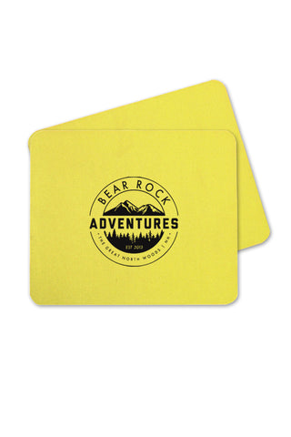 CW723 - Soft Polyester Top Mouse Pad - Yellow Only Available